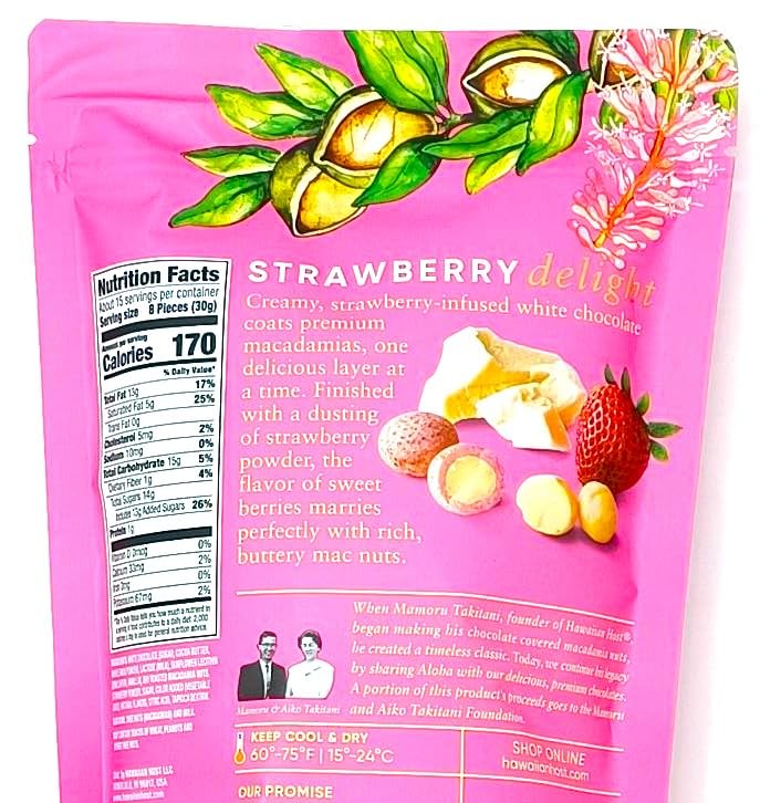 Amazon.com : Generic Hawaiian Host Macadamia, Strawberries & Cream